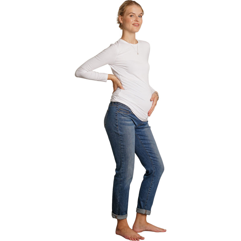 Liv Long Sleeve Crew Neck Maternity Tee