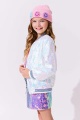 Bright Star Sequin Bomber