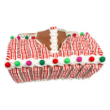 Kurt Adler 14-Inch Battery Operated Candy Stripe Gingerbread House