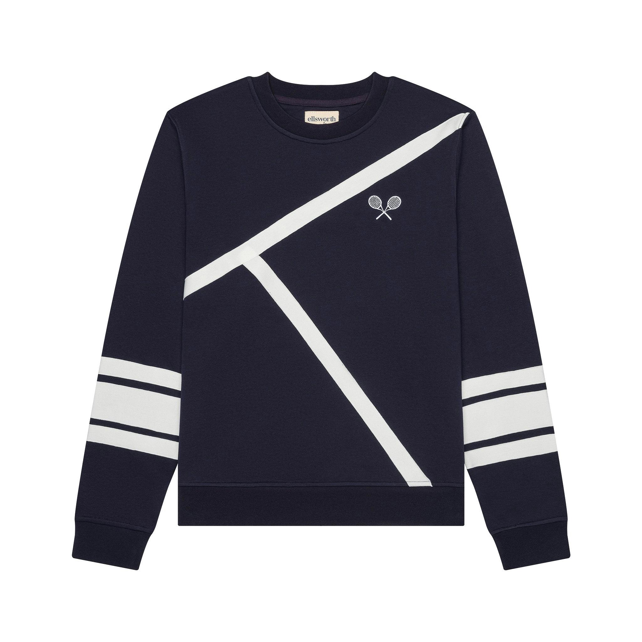 Elle Sweatshirt - Tennis Lines