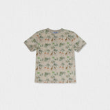 Alfred Boy T-shirt Short Sleeve, Beige Jungle