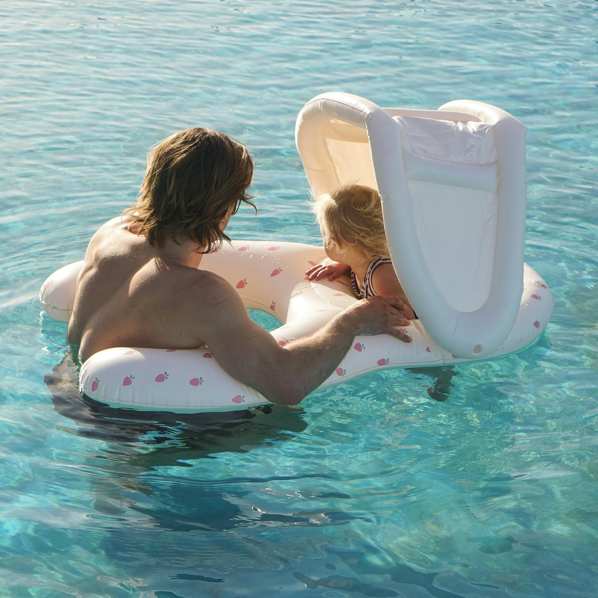 Float Together Baby Seat: Strawberry Sunshine
