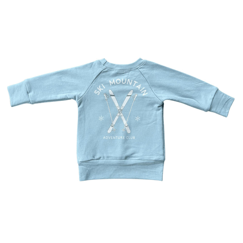 Boys Raglan Sweatshirt in Footprints