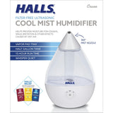 x HALLS® Droplet Cool Mist Humidifier
