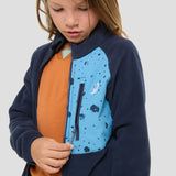 Galaxy Avan PrimaLoft Bio Fleece Chin Guard Zipper Jacket