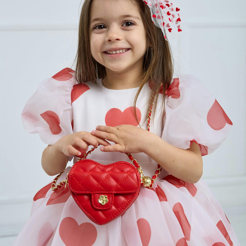 Heart Dress – Includes Matching Hair Accessory