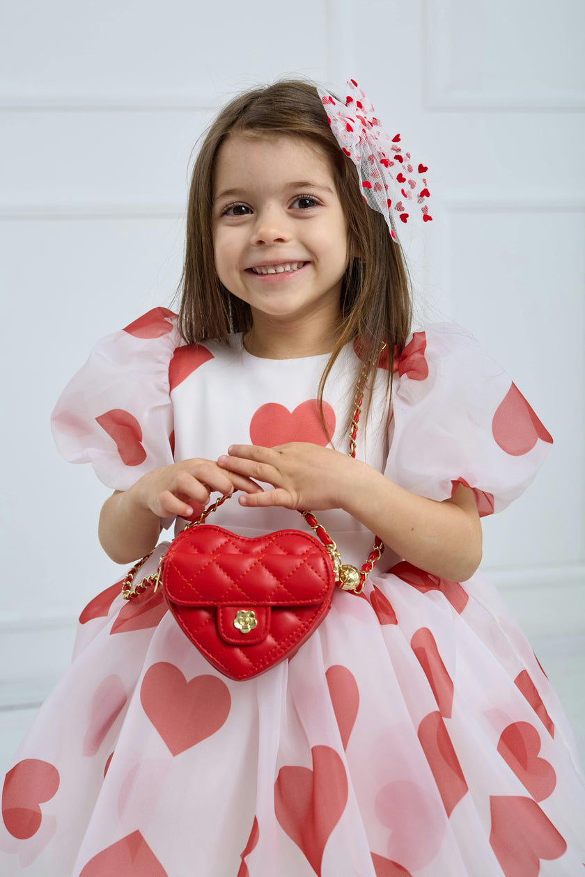 Heart Dress – Includes Matching Hair Accessory