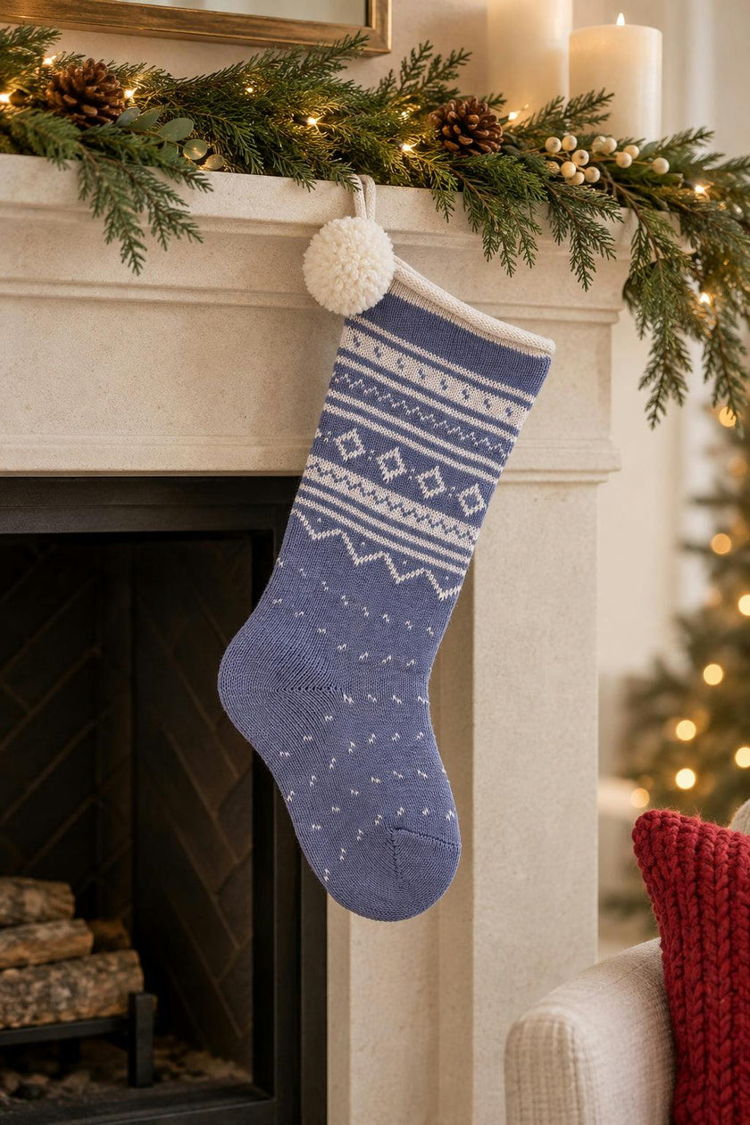 Nordic Roll-Cuff Stocking