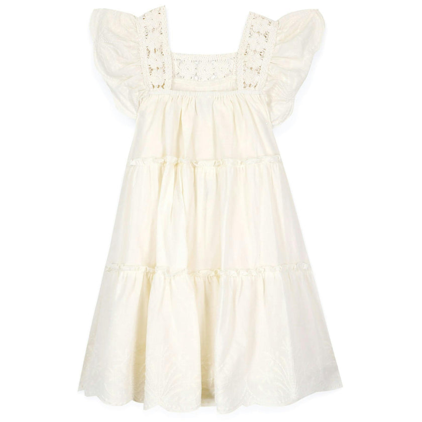 BONTON Nereide Dress - Ecru Bonton