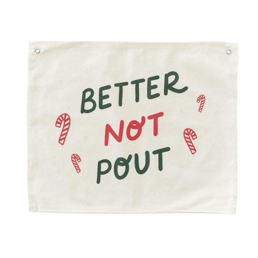 Better Not Pout Wall Hang