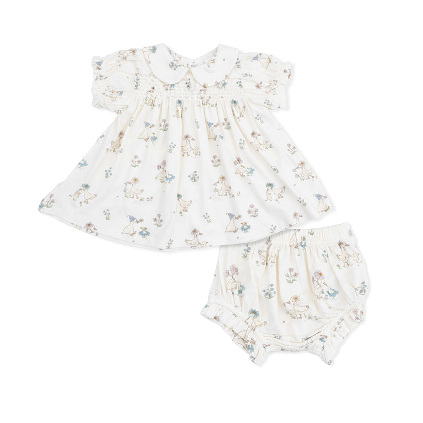 Flower Ducklings - Smocked Dress Set