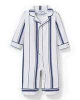 Baby's Twill Classic Romper in Parlor Stripe