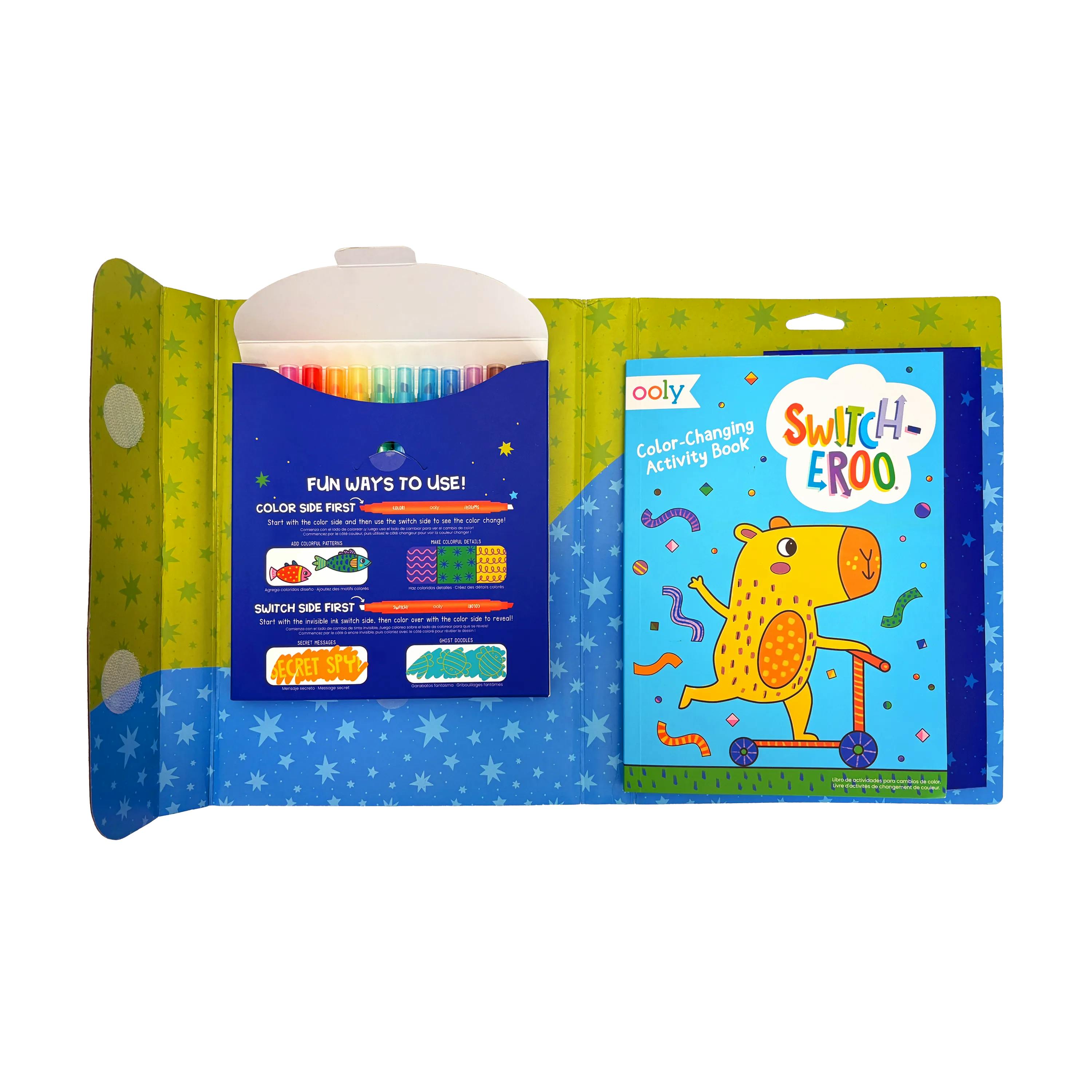 Switch-eroo! Color-Changing Activity Kit - Markers Stickers Coloring Book