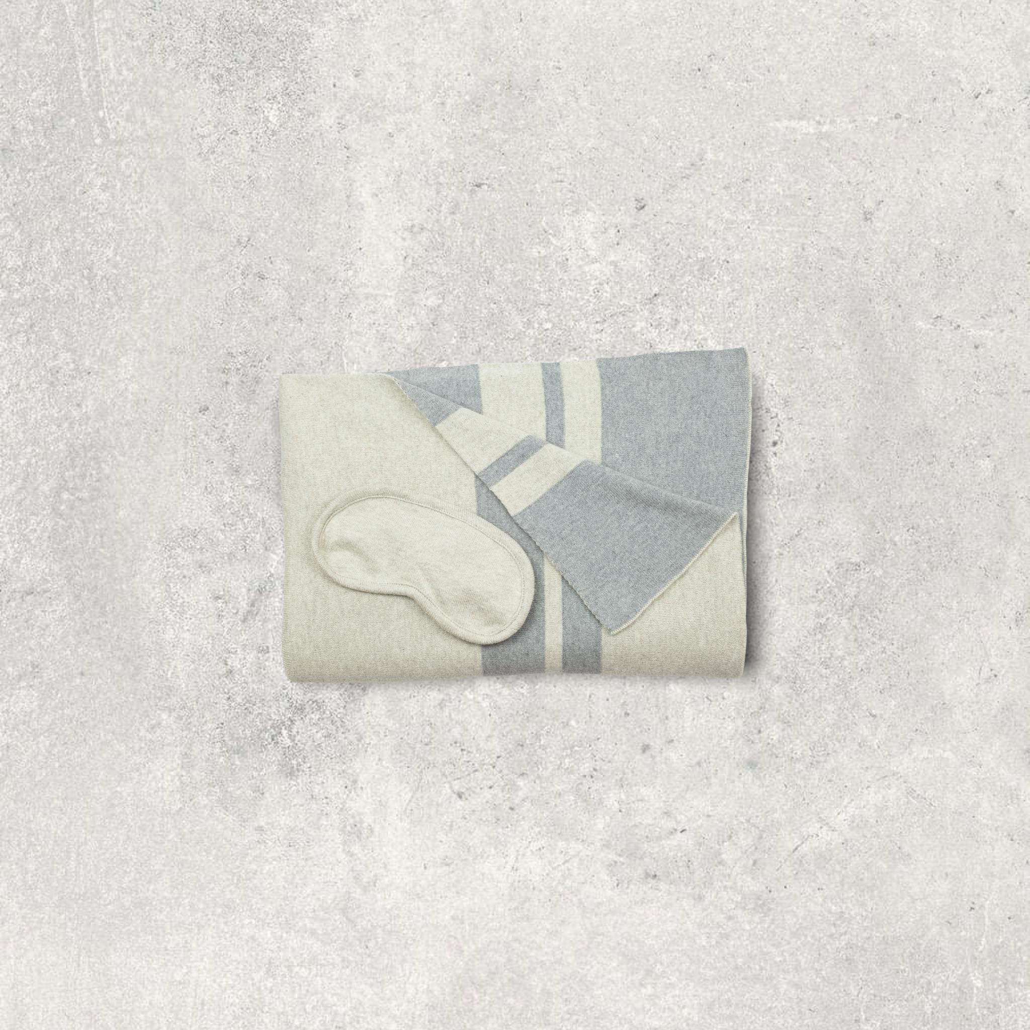 Cotton Travel Blanket Set