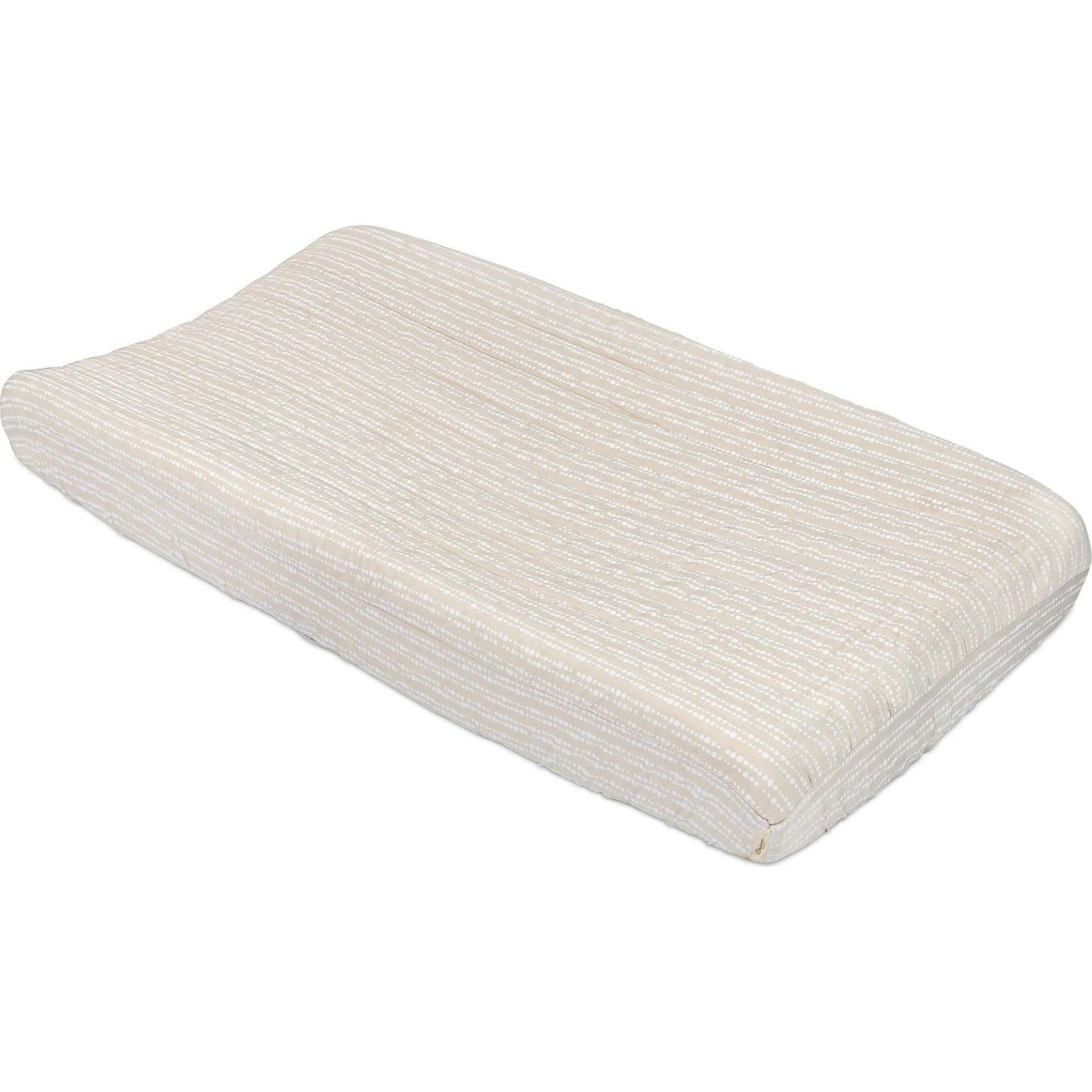 Cove Quilted Change Pad Cover (Neutral Dot)