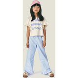 Mipounet SS26 Sia Popelin, Pant Ecru Blue
