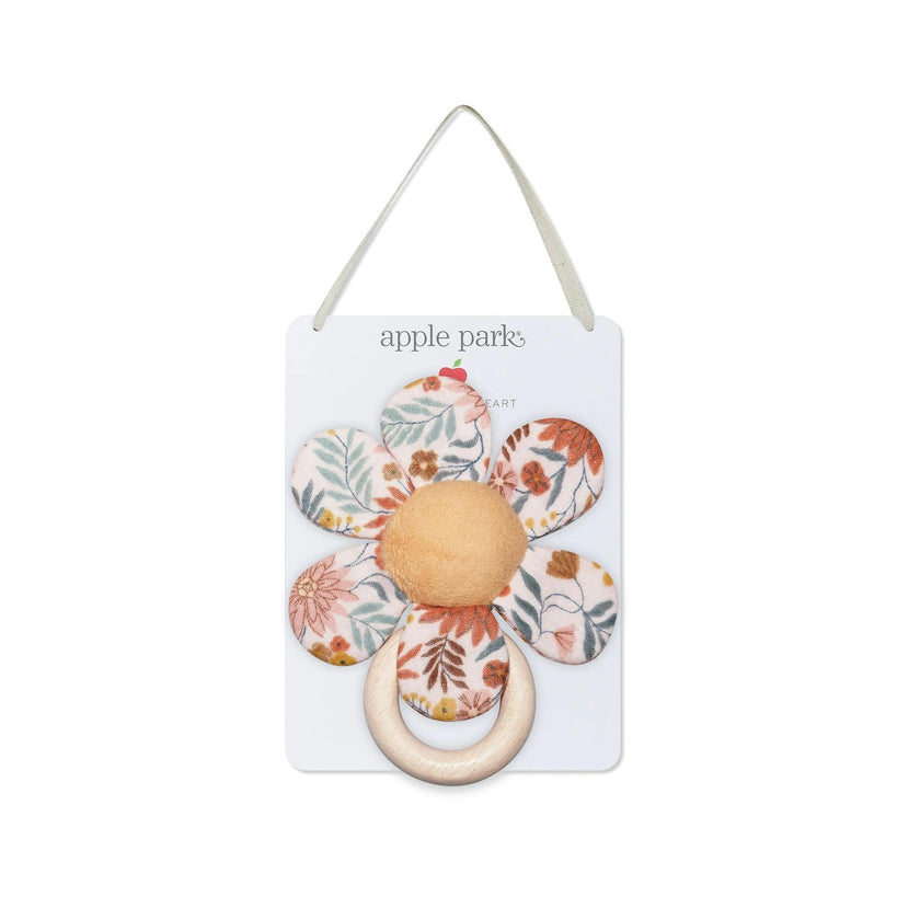 Flower Teething Ring - Zinnia Bloom