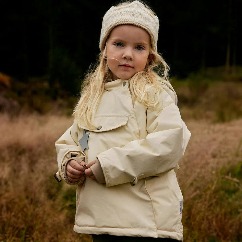 MINI A TURE MATWANG Fleece Lined Winter Jacket - Angora Cream