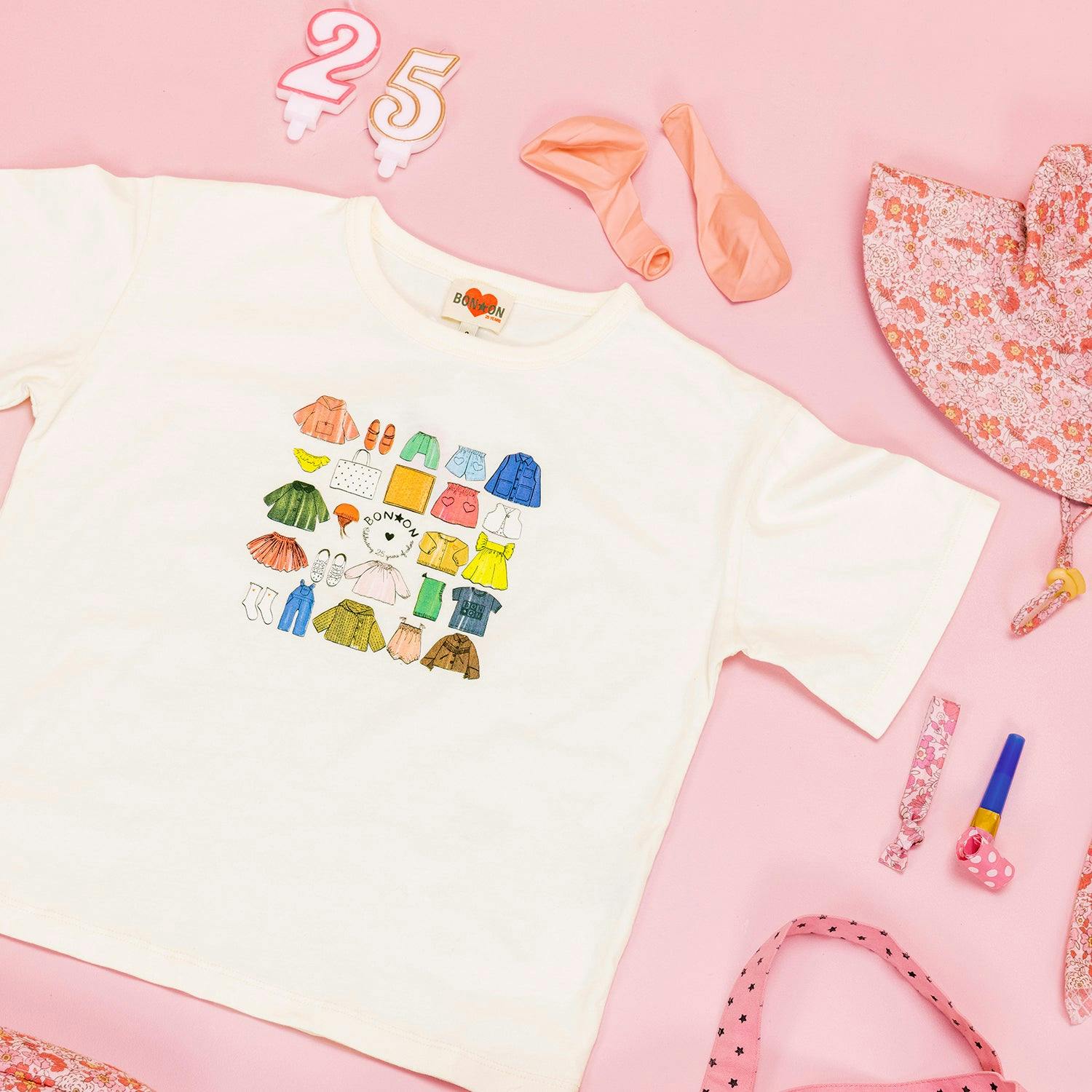 BONTON Livo Iconic Bonton Tee 25 Ans - Milk
