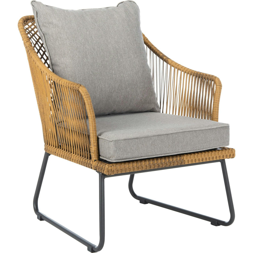 Jensen 3-Piece Rattan Outdoor Lounge Set