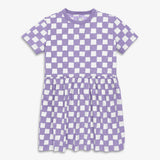 Kids check easy dress