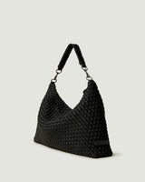 Porto Medium Half-Moon Bag | Onyx