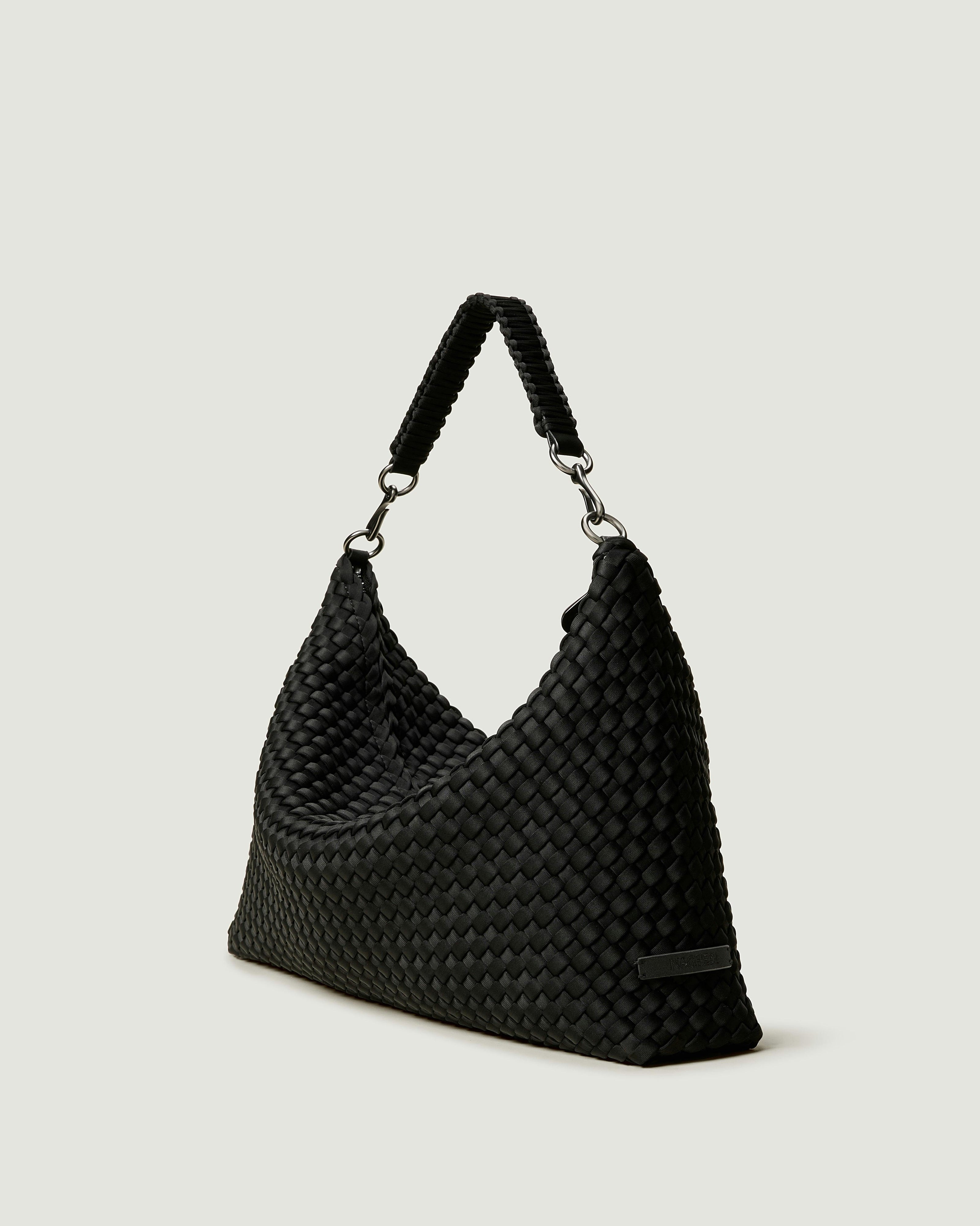 Porto Medium Half-Moon Bag | Onyx