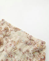 Starla Sequin Embroidered Mini Skirt