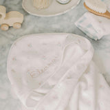 Ditsy Floral Baby Hooded Towel - Pink