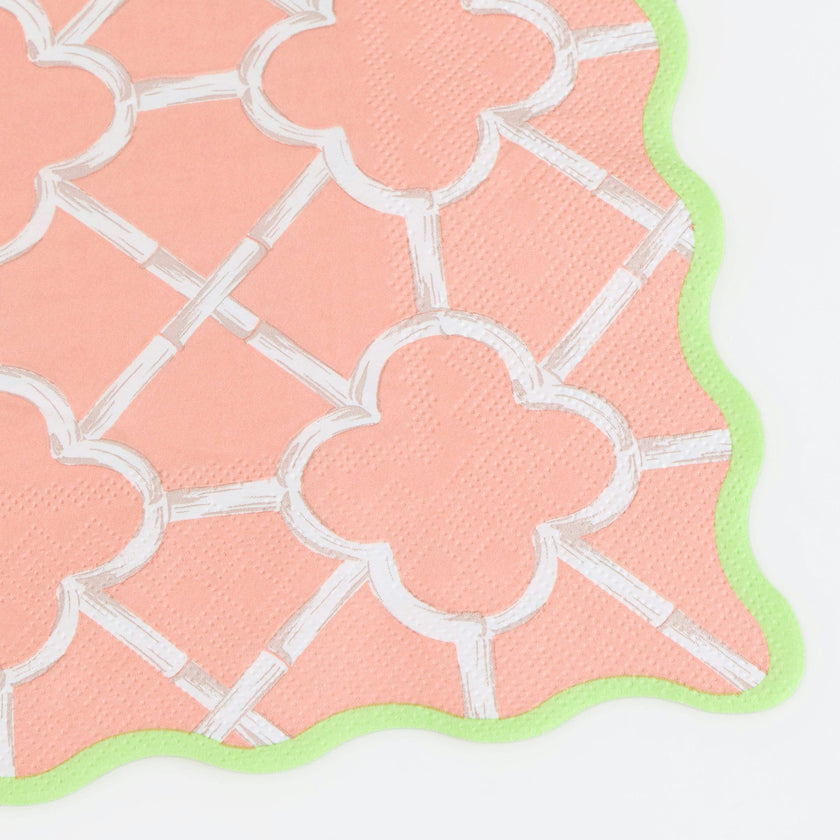 Bamboo Pattern Large Napkins