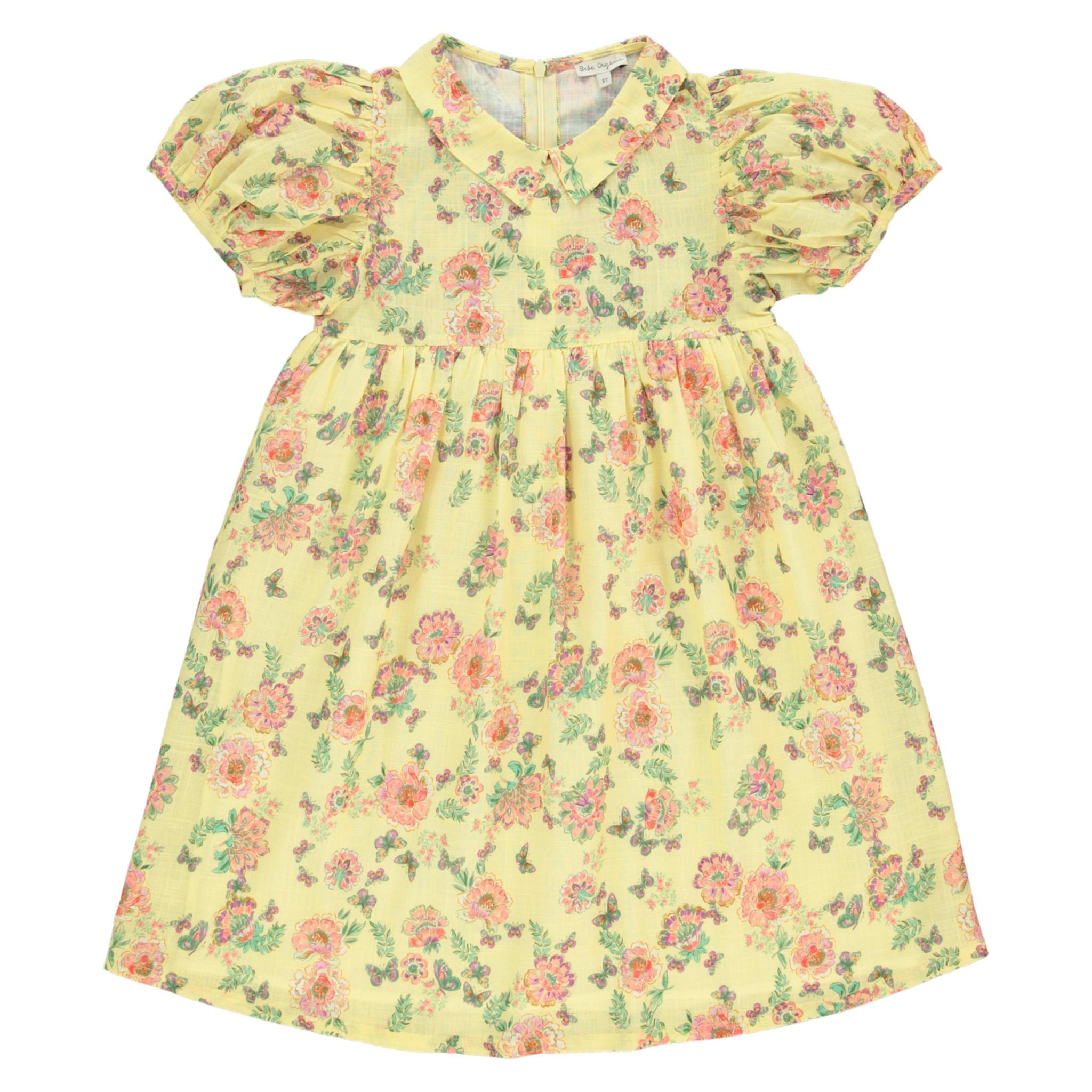 bebe organic yellow dress Bebe Organic - Giulia Organic cotton ruffle dress - Girl Introducing the lovely Luna butterfly dress Bebe Organic - Jora Lace