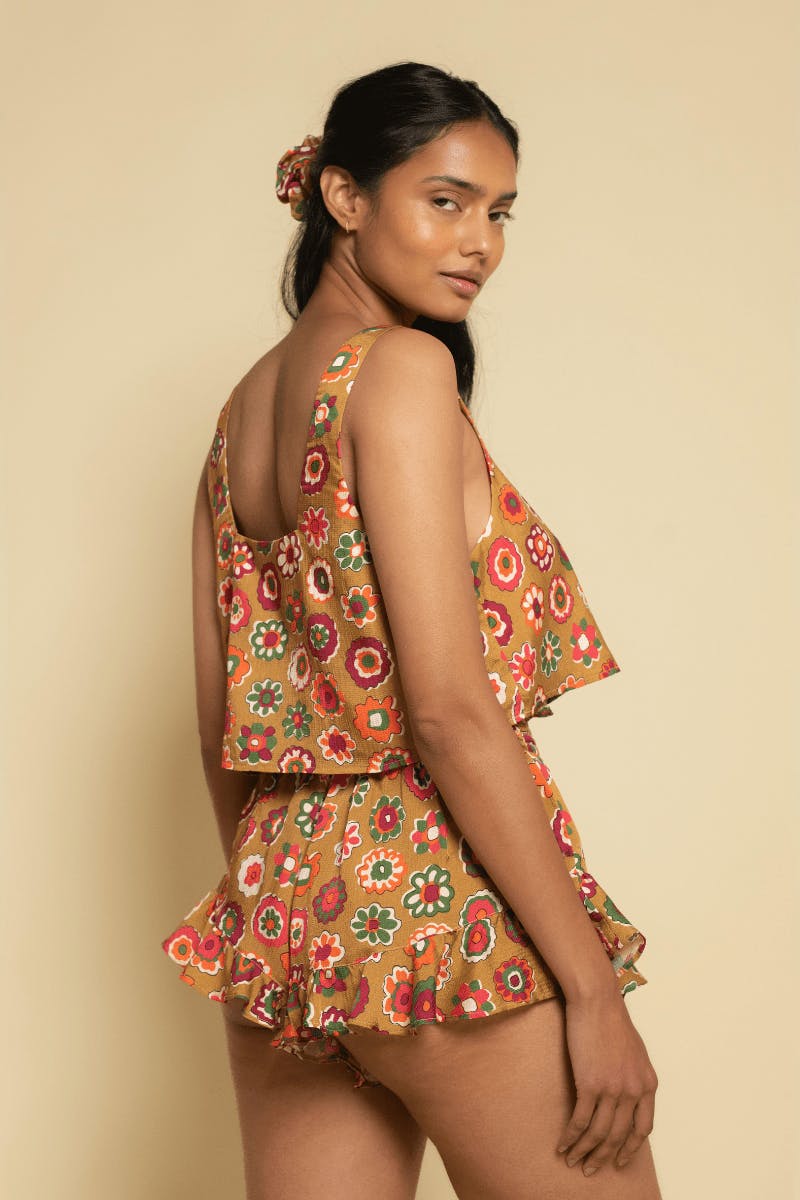 Silk Boho Short