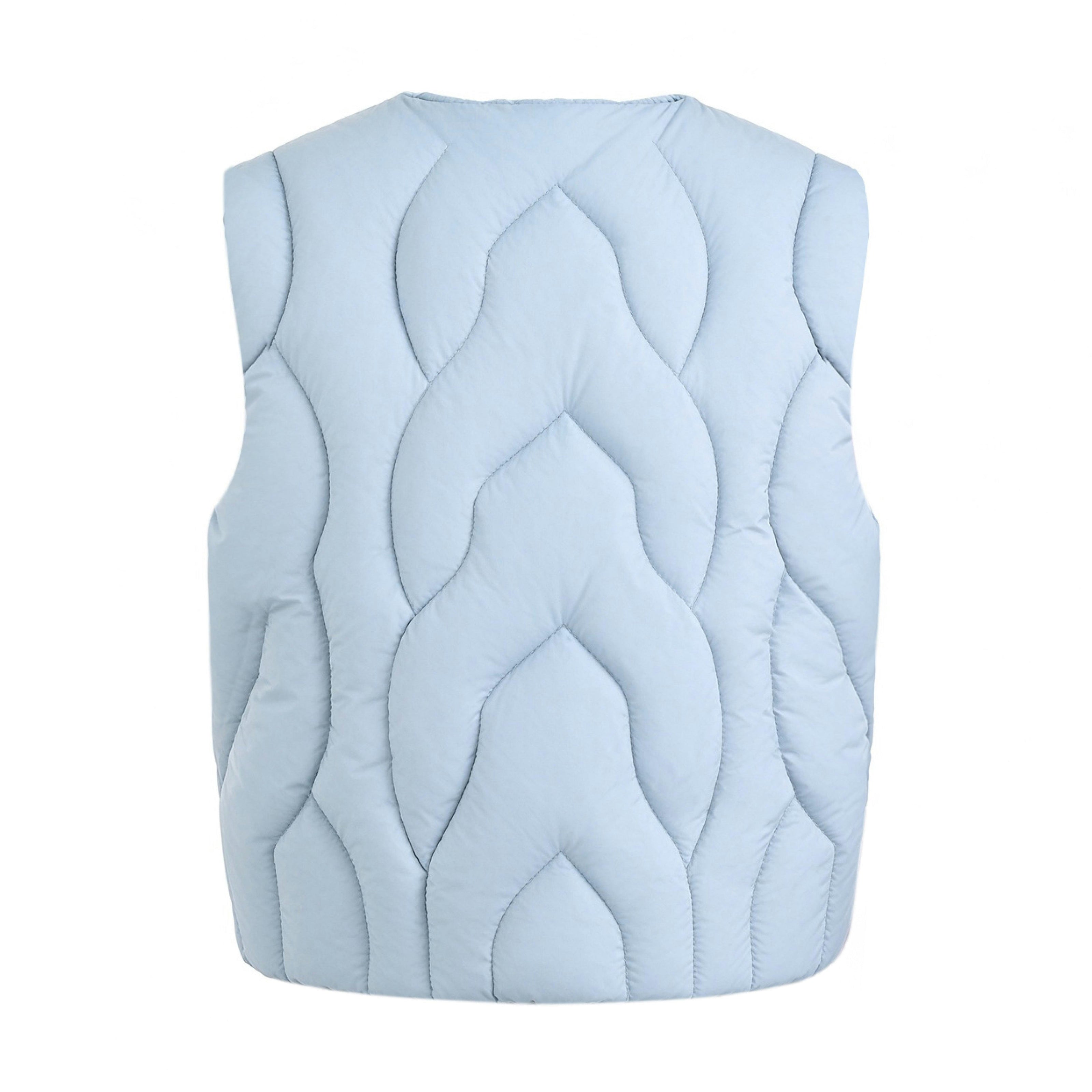 Blue Quilted Vest