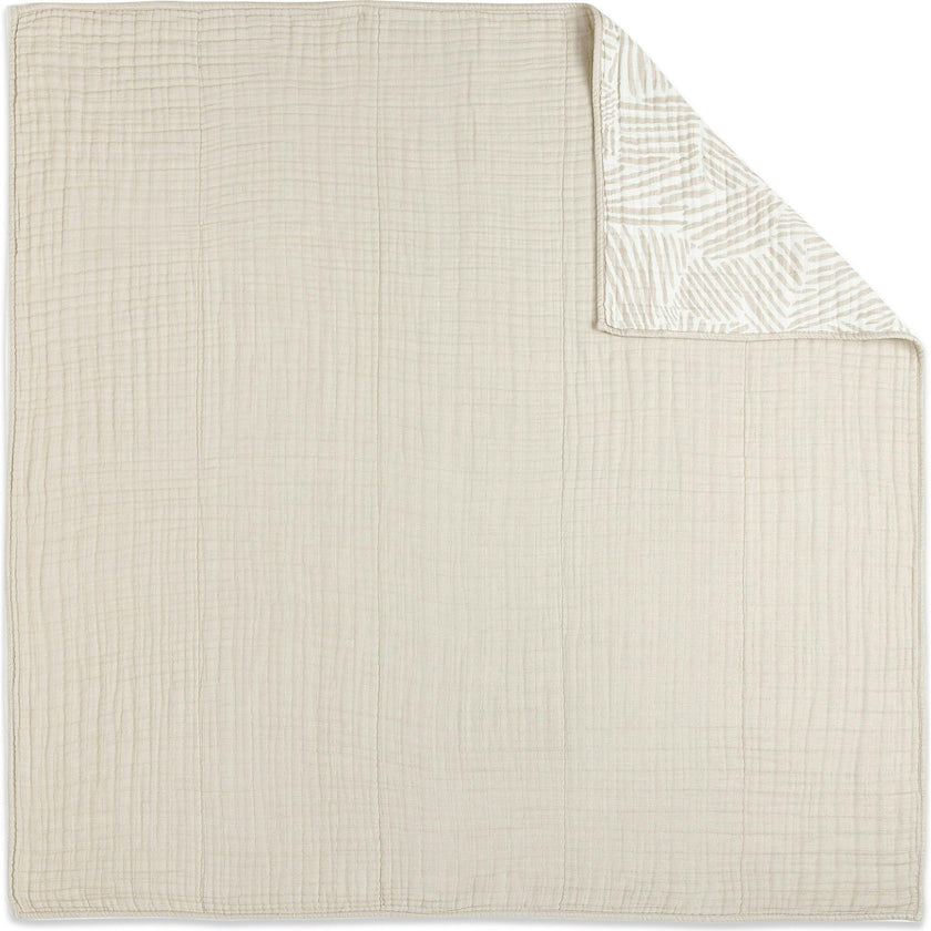 Organic Muslin Cotton 3-Layer Quilt