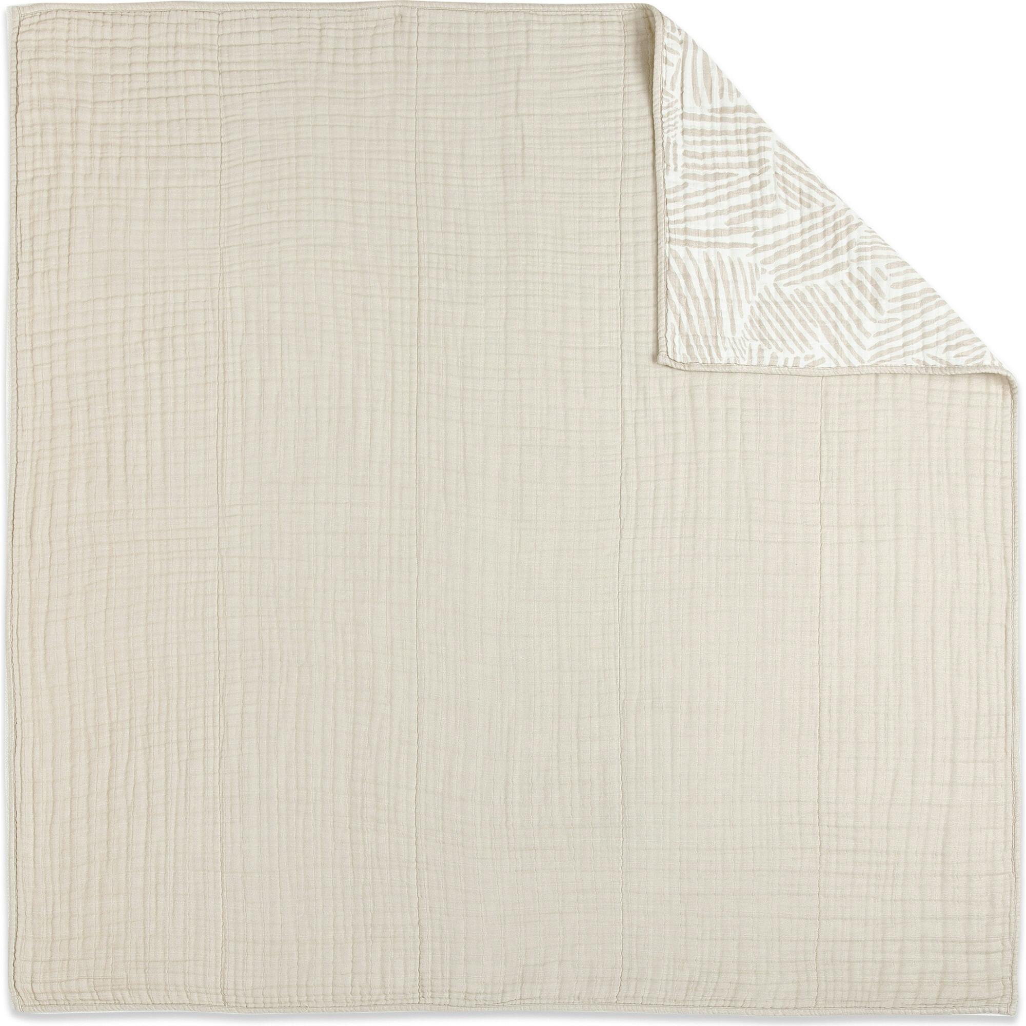 Organic Muslin Cotton 3-Layer Quilt