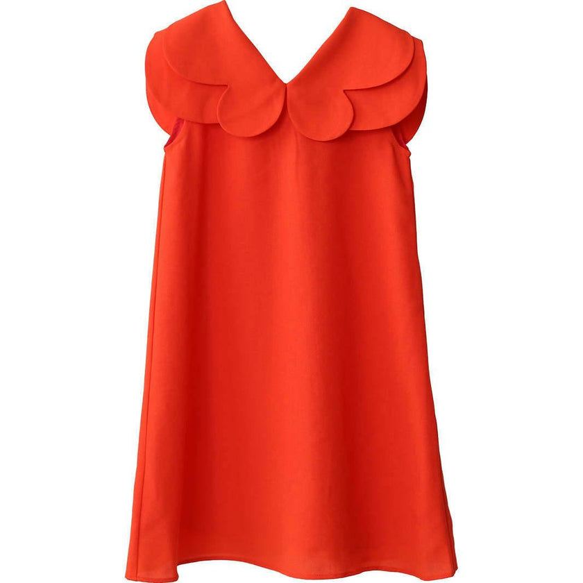 Hannah dress (scarlet orange)