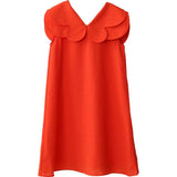 Hannah dress (scarlet orange)