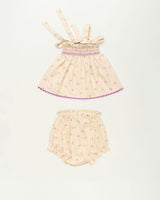 Didi Baby Smock Top & Bloomer Set - Butterflies print