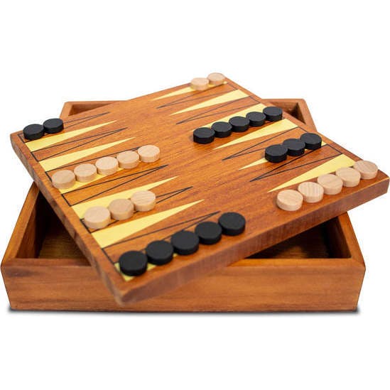 BrainCandy Wooden Backgammon