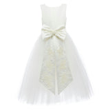 White Hermione Embroidered Cape Dress
