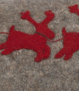 Hand Felted Wool Christmas Pillow Cover