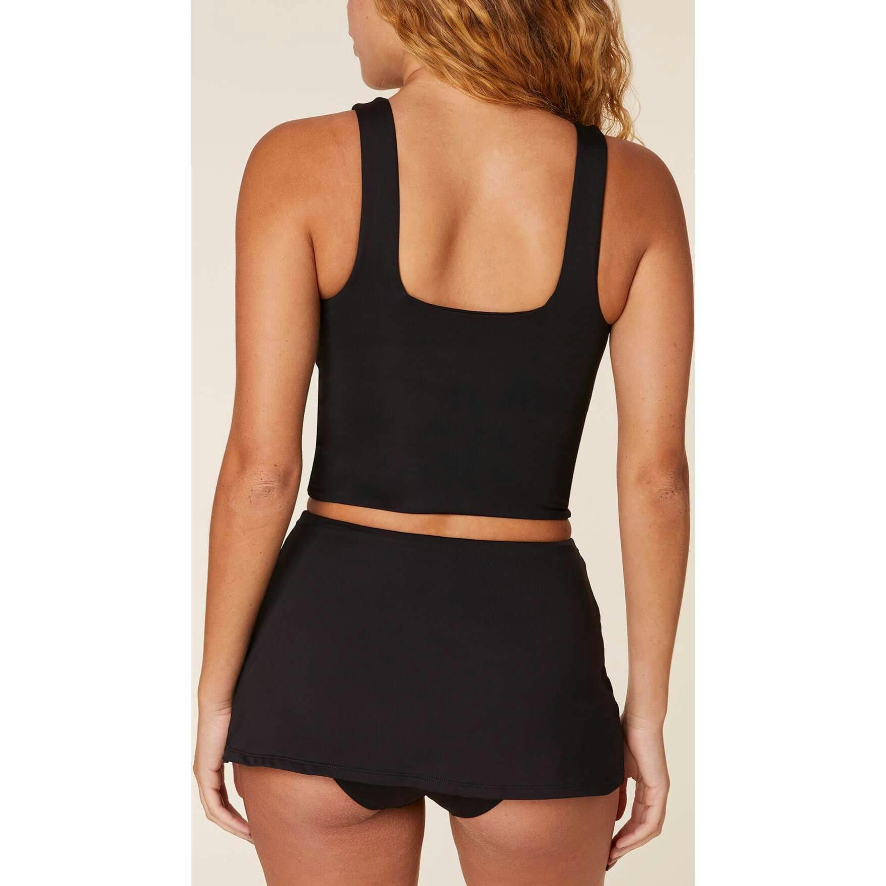 The Siren Swim Tank - Flat - Black