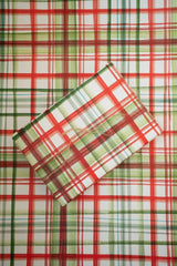 Holiday Watercolor Plaid Gift Wrap