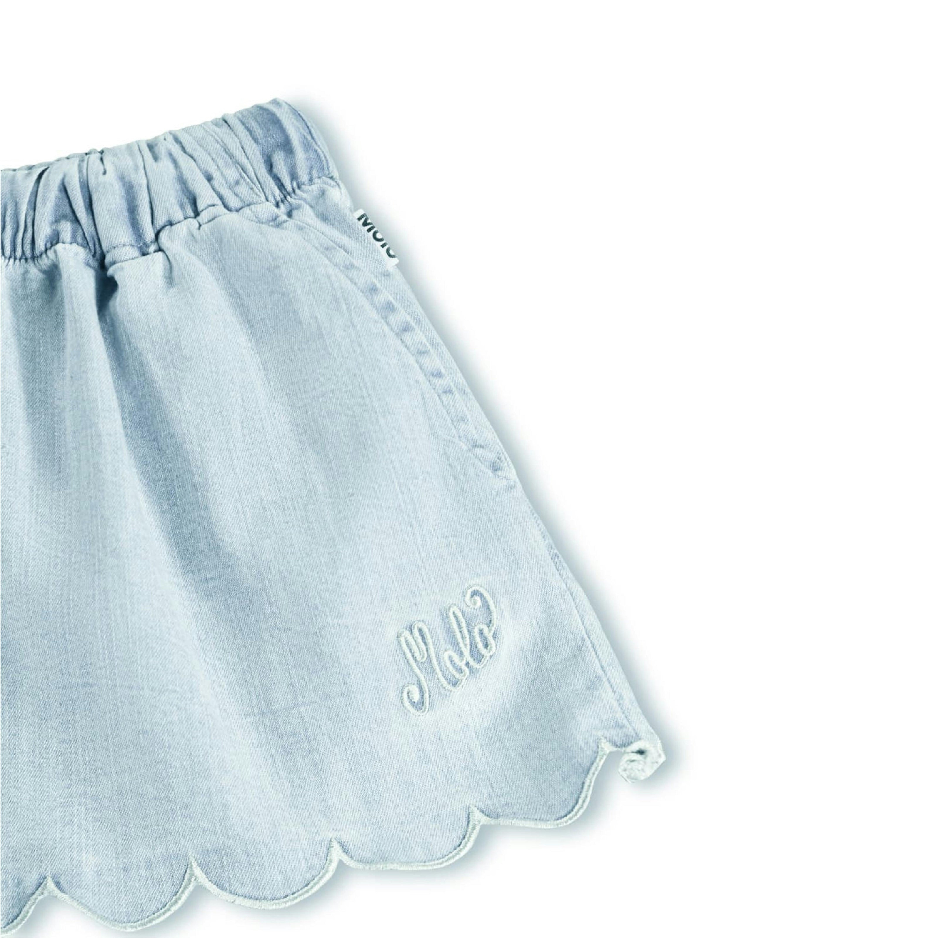 Molo Addie Washed Chambrey Shorts