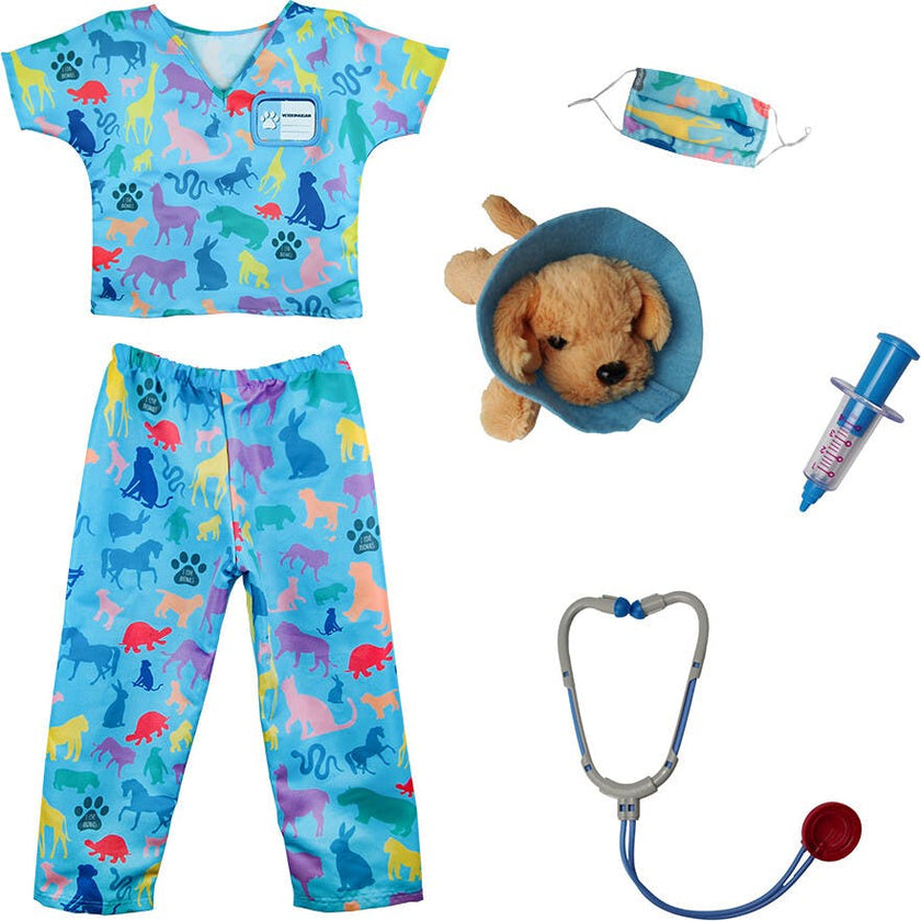 Veterinarian and Dog Cape Dress up Bundle