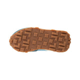 Keegan Kids Retro Runner Trainer - Ecru Textile & Suede