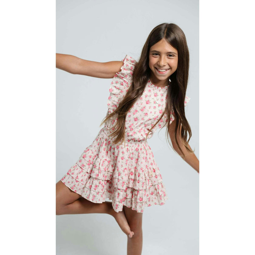 Gustavia Dress in Petite Rose