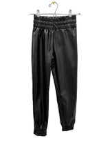 Leather Joggers