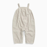 Striped Cotton Overalls