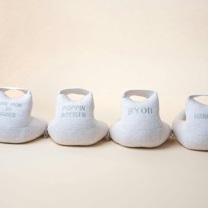 Baby Bottle Pillow Holder for Parents - "Hangry"